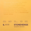 Picture of Stonehenge Paper Pad Smooth Vellum - Μπλοκ με Βαμβακερό Χαρτί 20 x 20 cm - Warm White, 15 Φύλλα, 250gsm