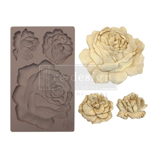 Picture of Prima Re-Design Decor Mould Καλούπι Σιλικόνης 5'' x 8'' - Etruscan Rose