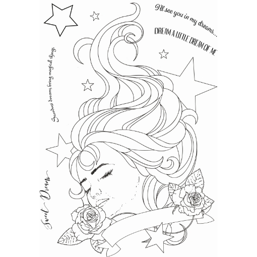 Picture of Sweet Dixie Sharon Callis Clear Stamps Διάφανη Σφραγίδα - Sweet Dreams