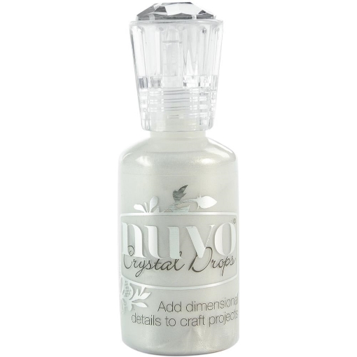 Picture of Nuvo Crystal Drops Metallic 3D Χρώμα για Λεπτομέρεια - Ivory Seashell