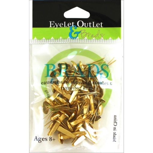 Picture of Διπλoκαρφα Brads 8mm - Gold