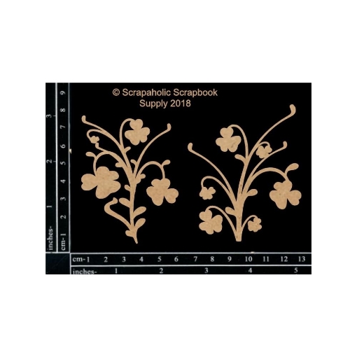 Picture of Scrapaholics Laser Cut Chipboard 1.8mm - Shamrock Flourishes