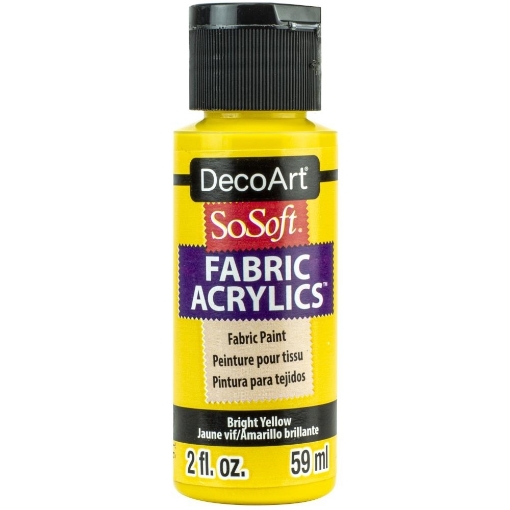 Picture of SoSoft Ακρυλικό Χρώμα για Ύφασμα 59ml - Bright Yellow