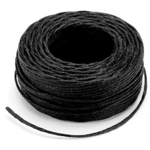Picture of Tandy Leather Λινό Κερωμένο Νήμα Βιβλιοδεσίας- Μαύρο, 25m
