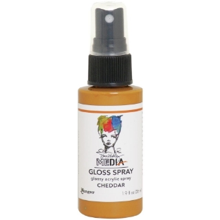 Picture of Dina Wakley Media Gloss Sprays | Ακρυλικό Χρώμα σε Σπρέι με Γκλος Φινίρισμα, Cheddar