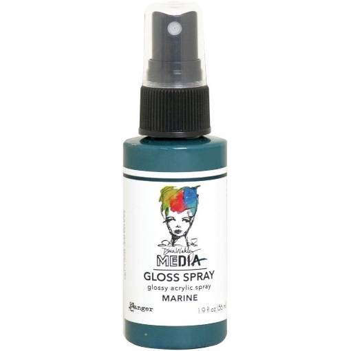 Picture of Dina Wakley Media Gloss Sprays | Ακρυλικό Χρώμα σε Σπρέι με Gloss Φινίρισμα, Marine