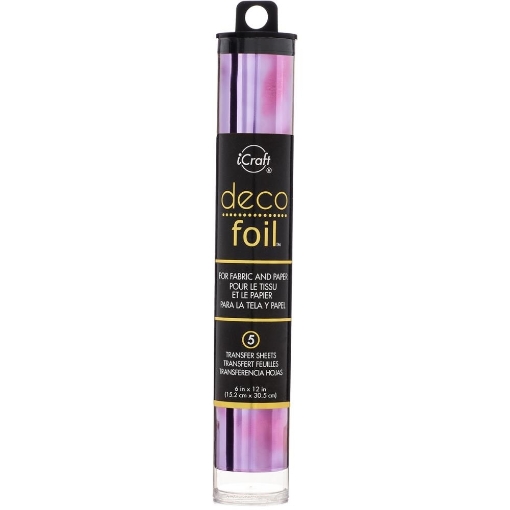 Picture of Therm-O-Web Deco Foil Reactive Foil Χρυσοτυπίας για Χαρτί & Ύφασμα - Amethyst Watercolor, 5τεμ.
