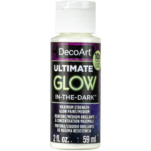 Picture of DecoArt Ultimate Glow-In-The-Dark Χρώμα Ακρυλικό που Φωσφορίζει στο Σκοτάδι, 2oz