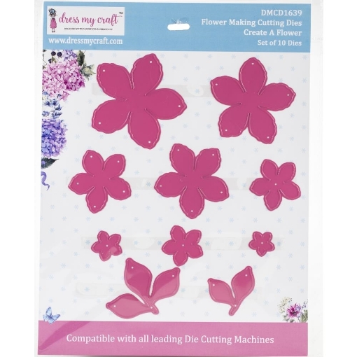 Picture of Dress My Craft Flower Making Dies - Create A Flower