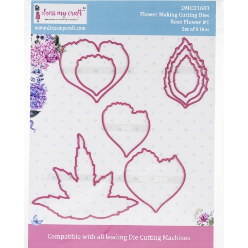 Picture of Dress My Craft Flower Making Dies - Rose Flower #1