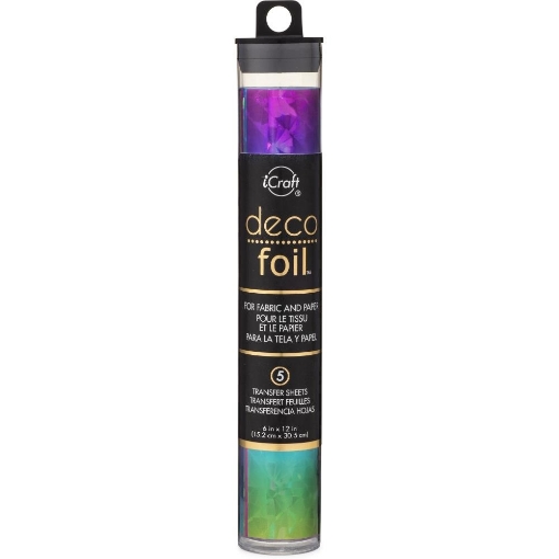 Picture of Therm-O-Web Deco Foil Reactive Foil Χρυσοτυπίας για Χαρτί & Ύφασμα - Rainbow Shattered Glass, 5τεμ.