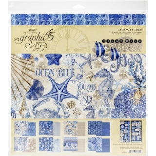 Picture of Graphic 45 Collection Pack 12" x 12" - Ocean Blue