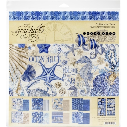 Picture of Graphic 45 Collection Pack 12" x 12" - Ocean Blue