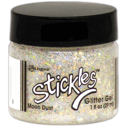 Picture of Ranger Stickles Moon Dust | Διαστατικό Glitter Gel σε Βαζάκι – Ιριδίζουσα Λευκο-Ασημί Λάμψη, 29ml
