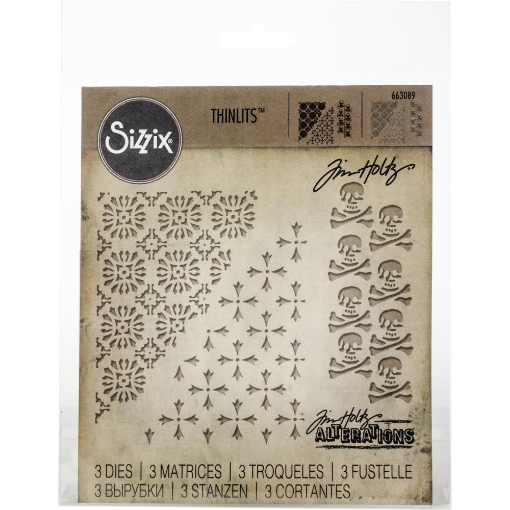 Picture of Sizzix Thinlits Dies by Tim Holtz – Mixed Media Halloween (Σετ 3 τεμ.)