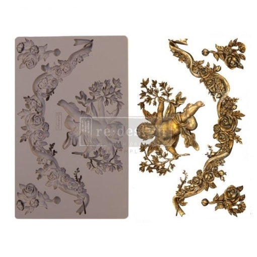 Picture of Prima Re-Design Decor Mould Καλούπι Σιλικόνης 5'' x 8'' - Divine Floral