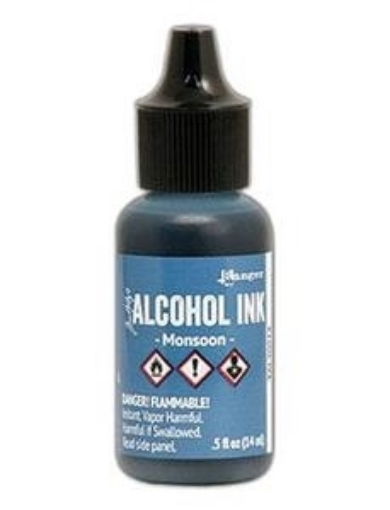 Picture of Tim Holtz Alcohol Ink Μελάνι Οινοπνεύματος 15ml – Monsoon 💙