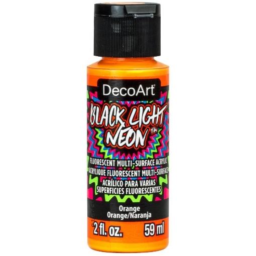 Picture of Deco Art Ακρυλικό Χρώμα Black Light Neons - Orange