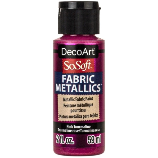 Picture of SoSoft Fabric Metallics Ακρυλικο Χρώμα για Ύφασμα 59ml - Pink Tourmaline