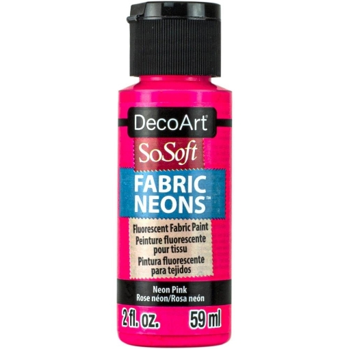 Picture of SoSoft Neons Ακρυλικό Χρώμα για Ύφασμα - Neon Pink