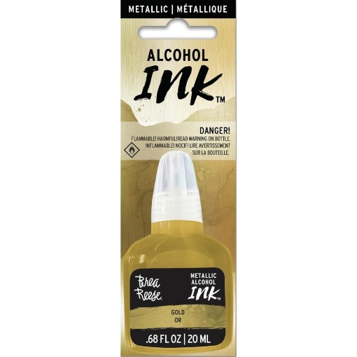 Picture of Brea Reese Pigment Alcohol Ink Μελάνι Οινοπνεύματος 20ml - Metallic Gold