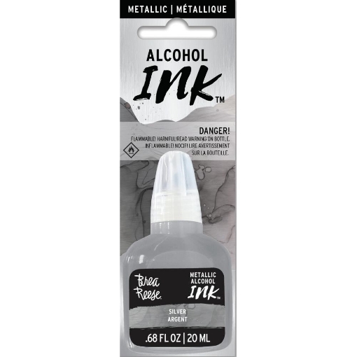 Picture of Brea Reese Pigment Alcohol Inks Μελάνι Οινοπνεύματος 20ml - Metallic Silver