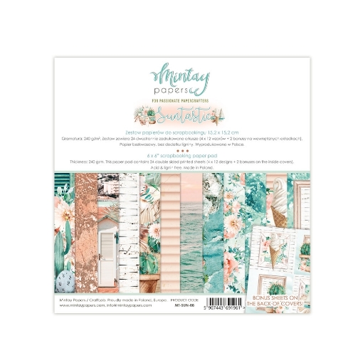 Picture of Mintay Papers Μπλοκ Scrapbooking Suntastic 6" x 6"