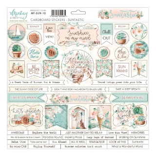 Picture of Mintay Papers Αυτοκόλλητα Chipboard - Suntastic, 56τεμ.