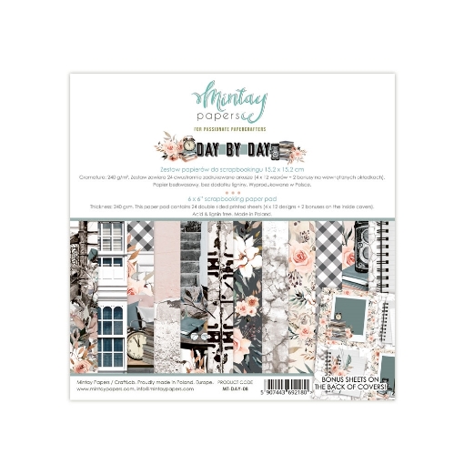 Picture of Mintay Papers Μπλοκ Scrapbooking Day By Day 6''x6''