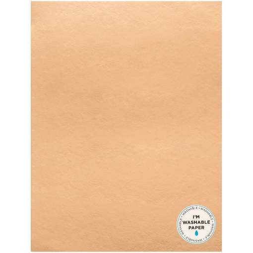 Picture of American Crafts Washable Faux Leather Paper - Πλενόμενο Χαρτί Kraft tex, Rose Gold 