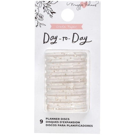Picture of Maggie Holmes Day-To-Day Planner Discs 1.25'' - Gold Glitter