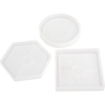 Picture of American Crafts Color Pour Resin Mold - Καλούπια για σουβέρ (Κύκλος, Τετράγωνο, Εξάγωνο)