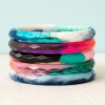 Picture of American Crafts Color Pour Resin Mold - Καλούπι για Βραχιόλι Facet Bangle
