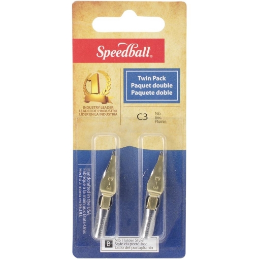 Picture of Speedball Calligraphy Pen Nibs C3 | Πένες Καλλιγραφίας C3, 2 τεμ.