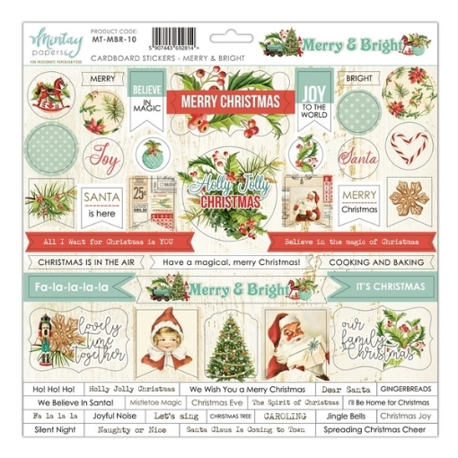 Picture of Mintay Papers Αυτοκόλλητα Chipboard - Merry & Bright