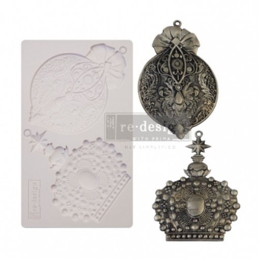 Picture of Prima Re-Design Decor Moulds Καλούπι Σιλικόνης 5'' x 8'' - Victorian Adornments
