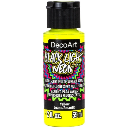 Picture of Deco Art Ακρυλικό Χρώμα Black Light Neons - Yellow