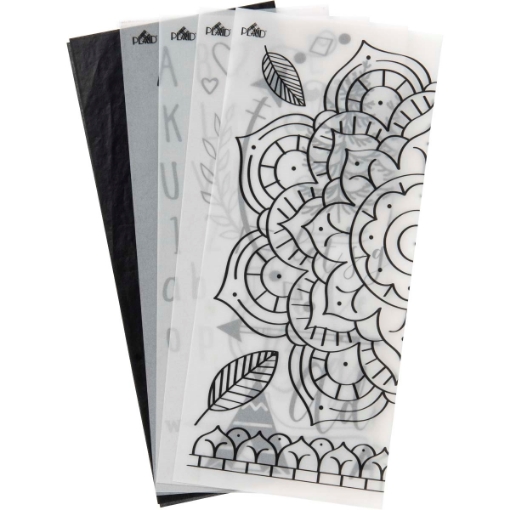 Picture of Plaid Φύλλα Σχεδίων για Πυρογραφία – Wood Burning Pattern Sheets