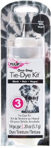 Picture of Tulip One-Step Tie Dye Σετ Βαφής για Ύφασμα - Black (14 Τεμ/ 3 Projects)