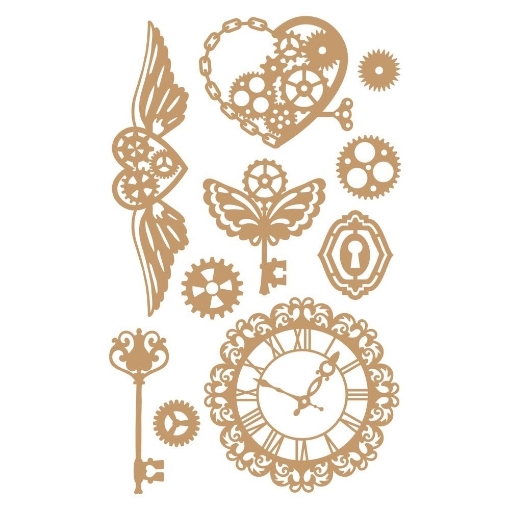 Picture of Prima Marketing Laser Cut Chipboard Τρισδιάστατα Διακοσμητικά - Mechanical Dreams