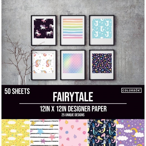 Picture of Colorbok Μπλοκ Scrapbooking 12"X12" - Fairy Tale