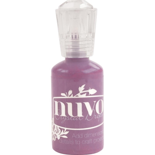 Picture of Nuvo Crystal Drops Metallic 3D Χρώμα για Λεπτομέρεια - Plum Pudding