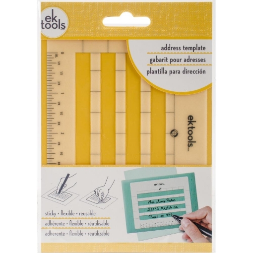 Picture of EK Tools Sticky Envelope Address Template - Αυτοκόλλητο Template Διευθύνσεων (10×15 εκ.)