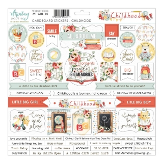 Picture of Mintay Papers Αυτοκόλλητα Chipboard - Childhood, 56τεμ.
