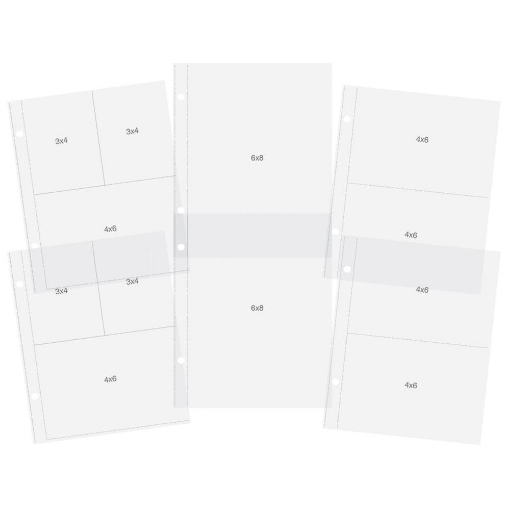 Picture of Simple Stories Sn@p! Pocket Pages Θήκες Φωτογραφιών Για Ντοσιέ 6'' x 8'' - Variety Pack
