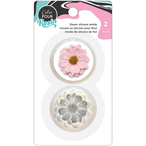 Picture of American Crafts Color Pour Resin Mold - Καλούπι Σιλικόνης Flowers