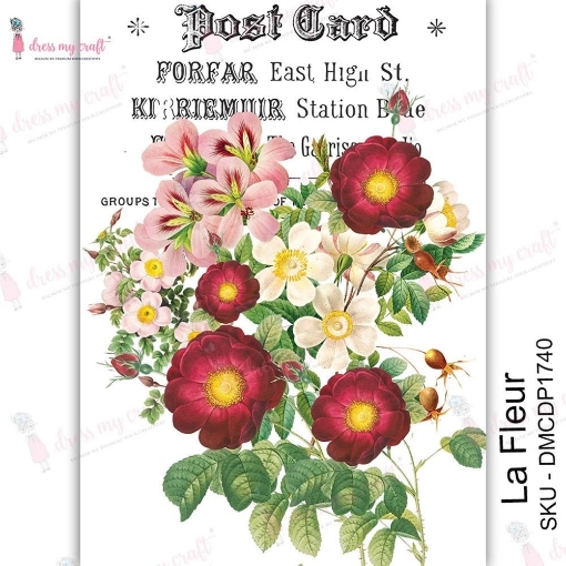 Picture of Dress My Craft Φύλλο Μεταφοράς Εικόνας A4 - La Fleur