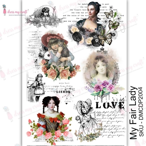 Picture of Dress My Craft Φύλλο Μεταφοράς Εικόνας A4 - My Fair Lady