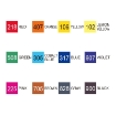 Picture of Kuretake Zig Μαρκαδόροι Kurecolor Twin Ws Set of 12 - Basic Colors