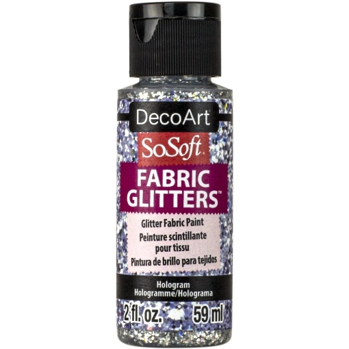 Picture of SoSoft Glitters Ακρυλικό Χρώμα για Ύφασμα 59ml - Hologram